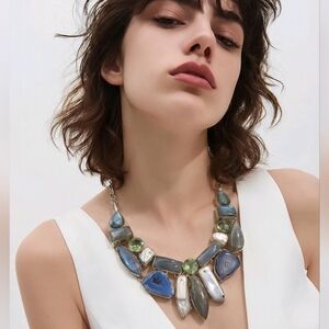 Elegant Multi-Stone Necklace